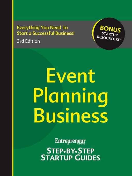 Title details for Event Planning Business by Entrepreneur magazine - Wait list